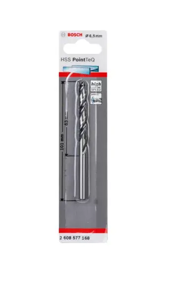 Vītņveida urbju bits Bosch HSS Twist Drill Bits PointTeQ Photo 2