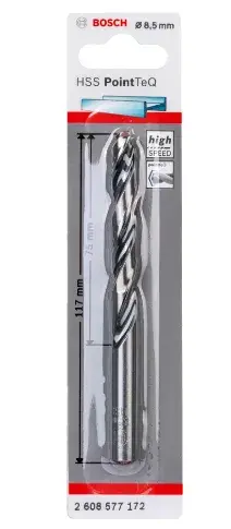 Twist Drill Bit Bosch HSS Twist Drill Bits PointTeQ Photo 2