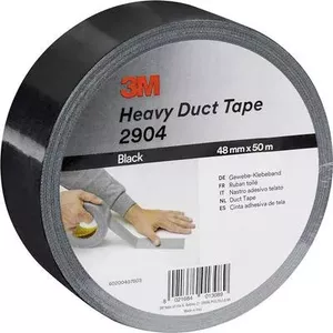 Auduma lenta 3M 2904 sudraba 48 mm x 50 m — līmēta auduma pamatne