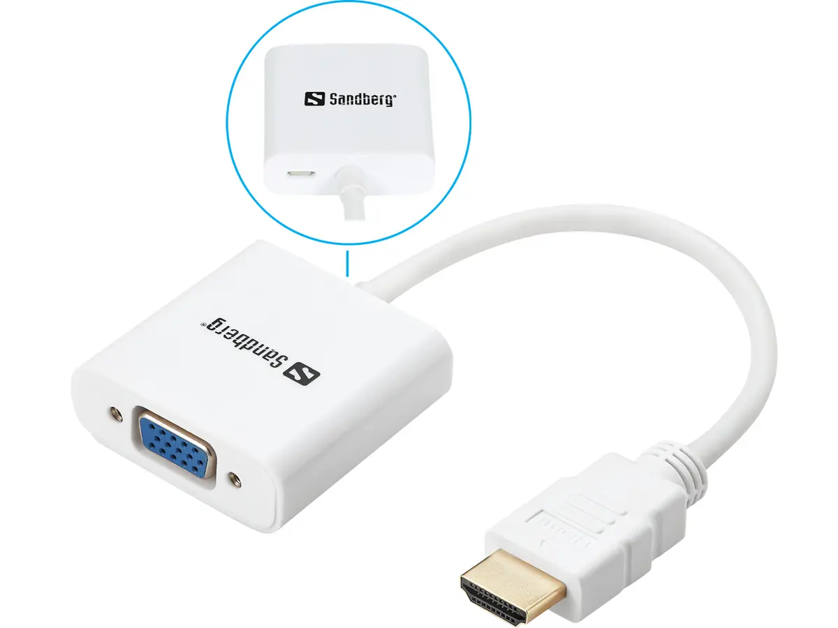 Sandberg HDMI uz VGA video pārveidotājs