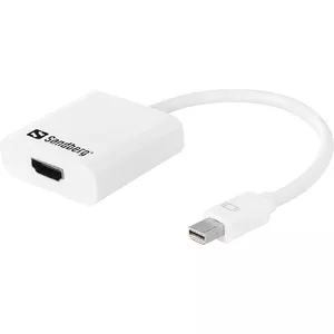 Sandberg Adapter Mini DisplayPort>HDMI Balts