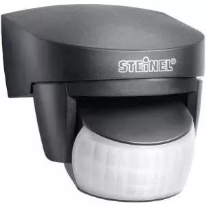 Kustības sensors Steinel 608811 — PIR detektors, melns, IP54