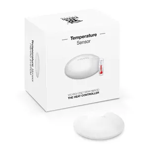 Temperature sensor Fibaro FGBRS-001 freestanding wireless — indoor, 2400 MHz, CR2032, accuracy ±0.5°C