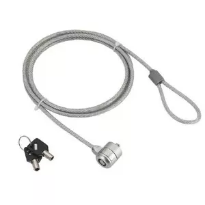 Gembird LK-K-01 kabeļu slēdzene Sudrabs 1,8 m