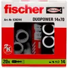 Wall plug Fischer DuoPower 20 pc(s) Photo 3
