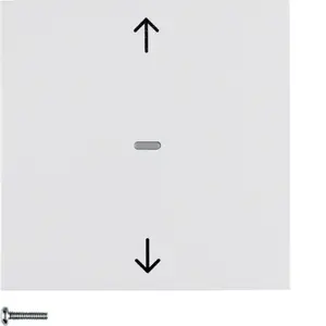 Electrical switch accessory berker 85241189 in white — mounting/trim component