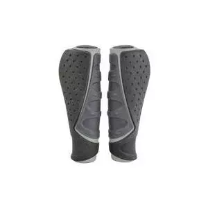 Bike handle grips FISCHER Trio — ergonomic grey/black for bicycles