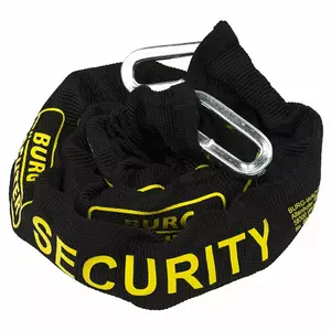 Chain lock burg wächter SKM 6/ 90 — hardened steel, 28×28 mm links, 900 mm, black