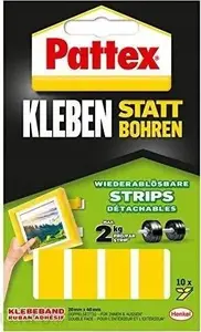 Līmplēves Pattex PXMS1 noņemamas, 10 gab.
