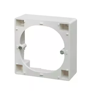 Sienas antenas montāžas plāksne Kathrein ESZ 50 balta, 82×82 mm, 40 g