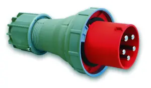 Industrial CEE Plug PCE 045-6 125 A 3P+N+E 400 V IP67