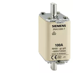 Siemens 3NA3832 NH00 drošinātājs 125A 500V