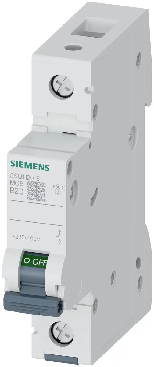 Siemens 5SL6120-6 Viinpolu automātslēdzis 20 A