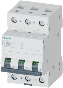 Трехполюсный автоматический выключатель Siemens 5SL6310-7 10 А 400 В IP20