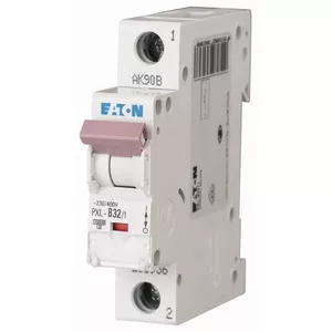 Eaton PXL-B32/1 Miniature Circuit Breaker, 32A, 230V, 1-Pole, B-Characteristic