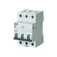 Siemens 5SL6316-7 Miniature Circuit Breaker, 3-Pole, C-Characteristic, 16A, 6kA