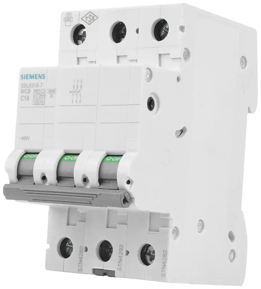 Siemens 5SL6316-7 3-polu automātiskais slēdzis 16A Photo 3