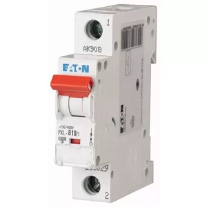 Автоматический выключатель Eaton PXL-C10/1, 10А, 230В, 1-полюсный, характеристика C