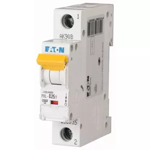 Автоматический выключатель Eaton PXL-B25/1, 25А, 230В, 10кА, характеристика B