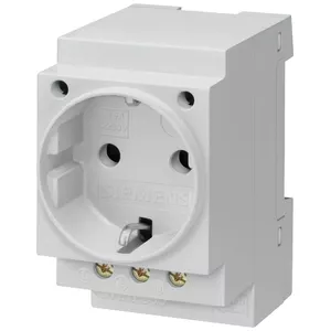 Siemens 5TE6800 Modular Socket-Outlet 2P+E 16A 230V Schuko for DIN Rail