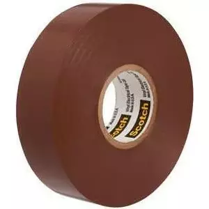 Клейкая лента из ПВХ 3M 80-6112-1161-8, коричневая, 19 мм × 20 м