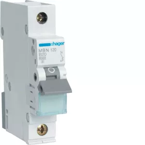 Hager MBN120 1-pole circuit breaker 20 A 50-60 Hz