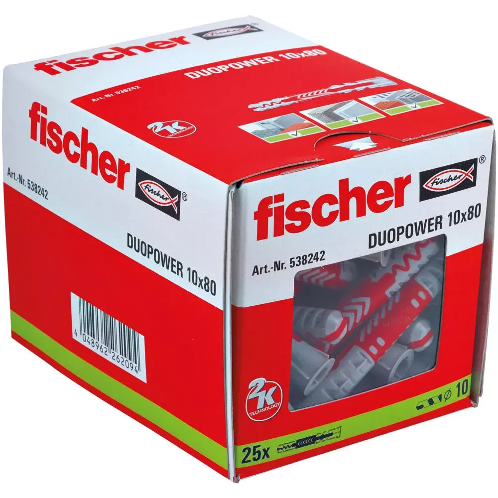 Paplašināšanas enkurs Fischer DuoPower 10 x 80 Photo 2