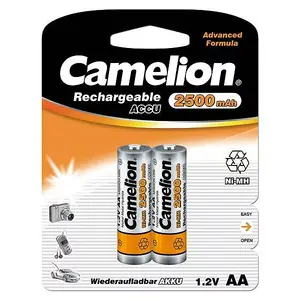 Rechargeable Ni‑MH AA/HR6 batteries CAMELION 2500 mAh, 2 pcs