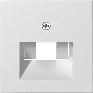 Wall plate / switch cover Gira 027003, white, conventional design, 1-piece
