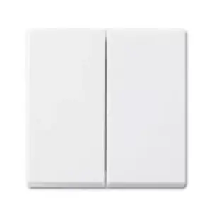 Wall plate / switch cover Busch-Jaeger 1731-0-2005, White, compatible with Busch-balance SI