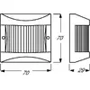 Vadu sienas kustības sensors Busch-Jaeger 6800-0-1674 Photo 2