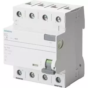 Устройство защитного отключения Siemens 5SV3344-6KL 4-полюсное 40А 400В