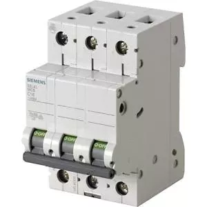 Siemens 5SL4320-6 Miniature Circuit Breaker, 3-Pole, 20 A, 400 V