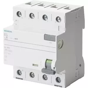 Устройство защитного отключения Siemens SENTRON 5SV3342-6KL 4-полюсное 25А 30мА 400В тип A