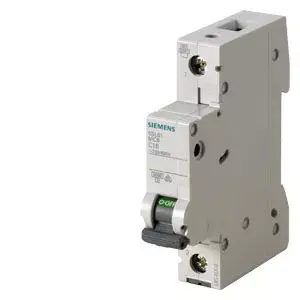 Siemens 5SL6163-7 Miniature Circuit Breaker, 1-Pole, 63A, 400V
