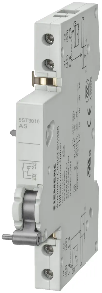 Siemens Palīgslēdzis 1S1OE Pelēks 5ST3010, 5ST3010