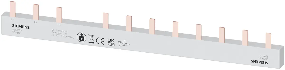 Siemens tapiņu kopne 10 mm² 3-fāžu