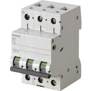 Автоматический выключатель Siemens 5SL4316-7, 3-полюсный, 16А, 400В