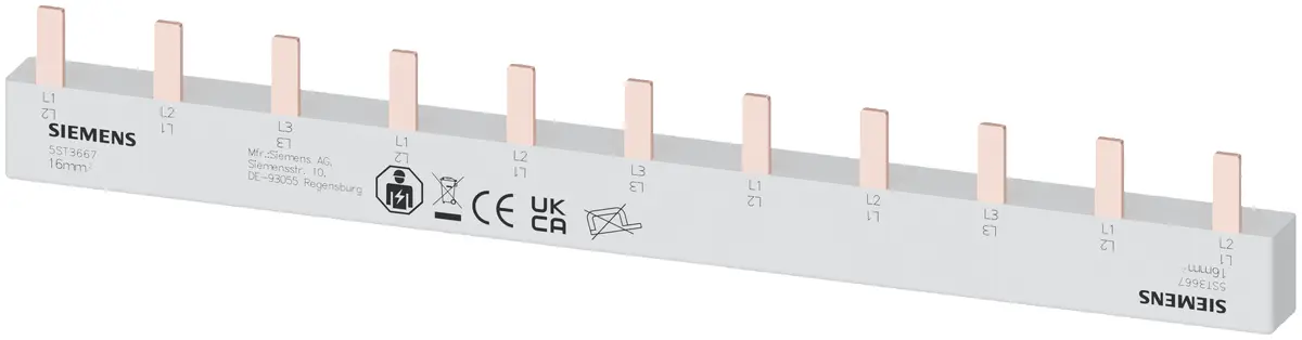 Siemens 3 fāžu kontaktdakšu kopne 5ST3667