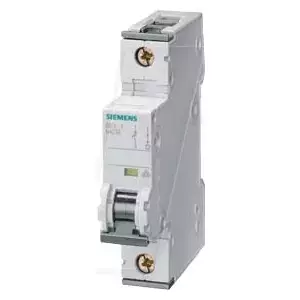 Siemens 5SY4104-7 Miniature Circuit Breaker, 1-Pole, 4A, C-Characteristic