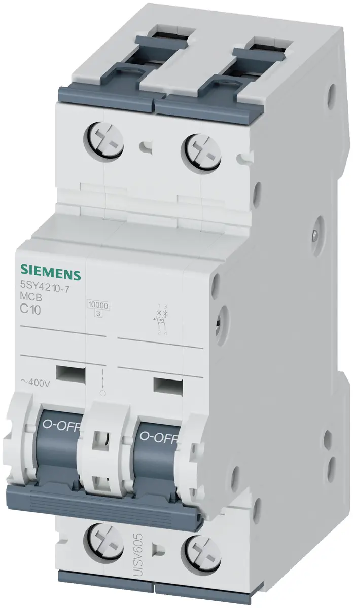 Siemens Automātslēdzis 5SY4210-7 2-polu C10 10A