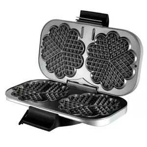 Waffle Iron Unold 48241 10 Waffles 1300 W Black Silver