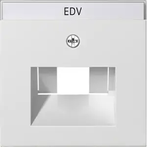 Switch Cover Plate GIRA 2 White — conventional design, single pack