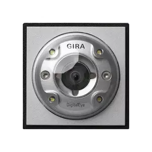 Camera module GIRA 126565 for intercom systems, aluminium finish