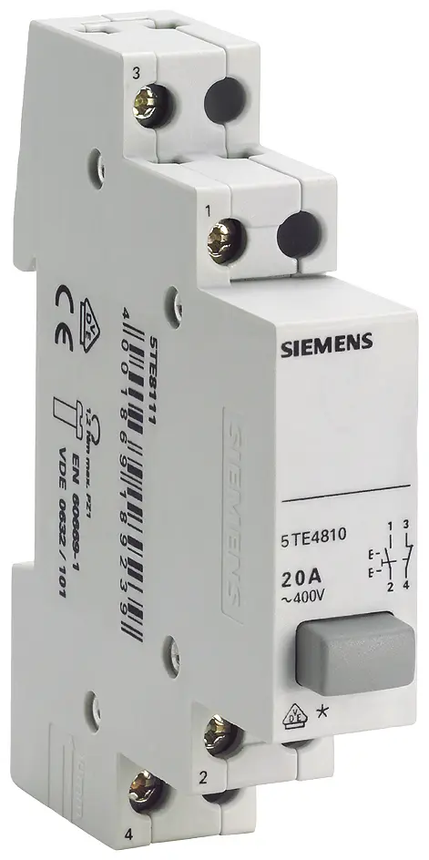 Siemens Modulārā poga 1NO/1NC ar fiksāciju
