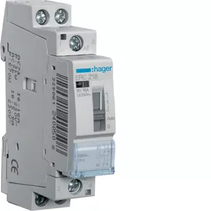 Hager ERC218 instalācijas relejs 16A 230V AC 1NO+1NC