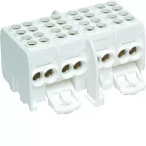 Hager KH24C Spaiļu bloks 4 polu balts