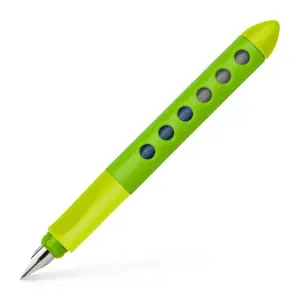 Перьевая ручка Faber-Castell 149815, зелёная, перо из иридиевой стали, для правшей, 1 шт