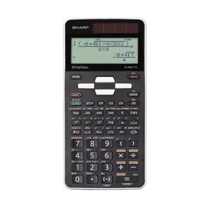 Calculator Pocket Sharp SH-ELW531TG Black White