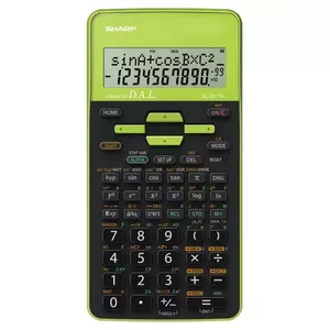 Scientific Calculator Sharp EL531TH Pocket Black Green